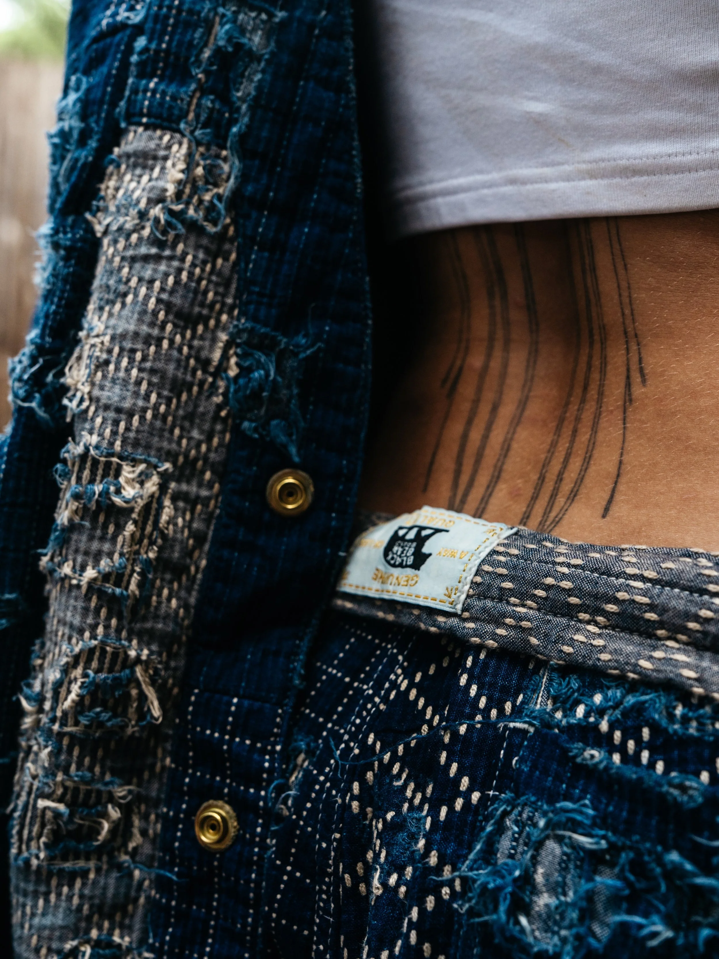 BORO Kung Fu Lounge Top | Black Bear Brand — Black Bear Brand